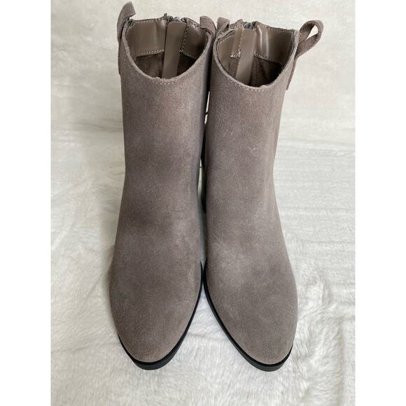 MIA Aedlin Women's Gray Suede
Ankle Boots Zipper Back - Picture 2 of 7